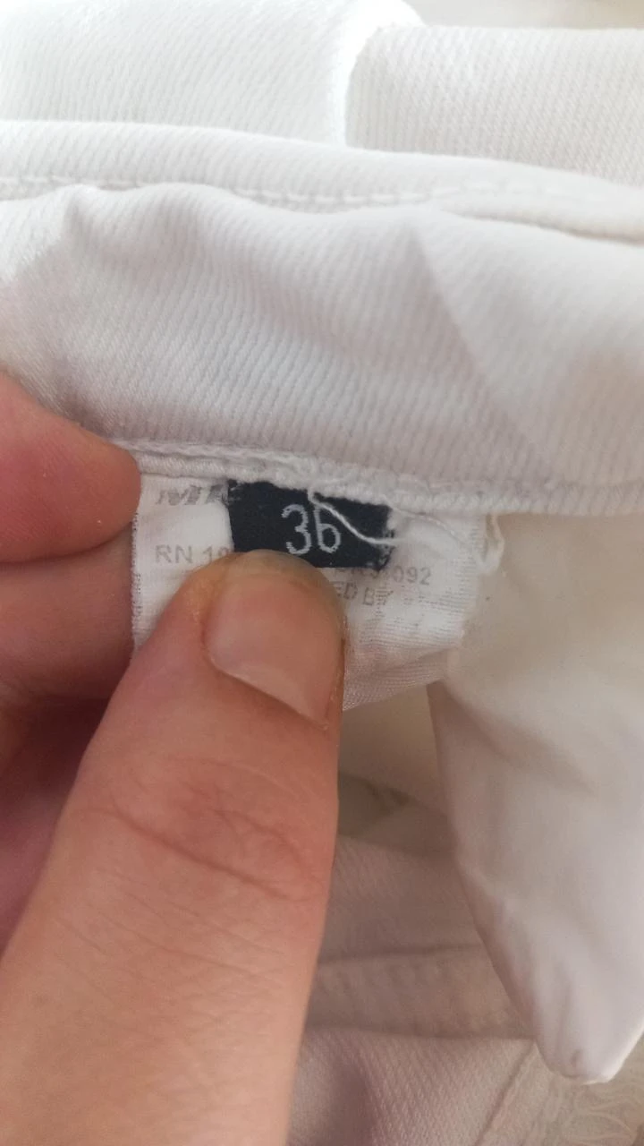 Jean blanc élastique Miss Sixty - Taille M/38 | Calças brancas de ganga elástica – photo 14